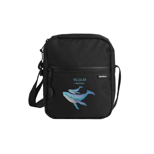 Black front flat lay