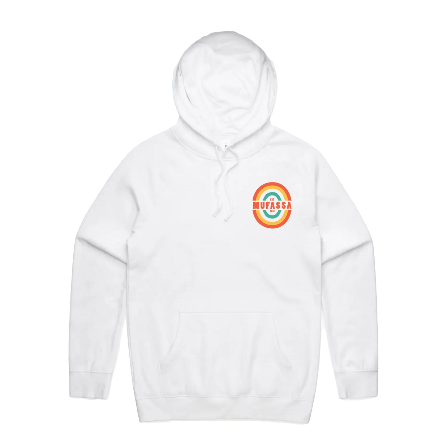 White front flat lay