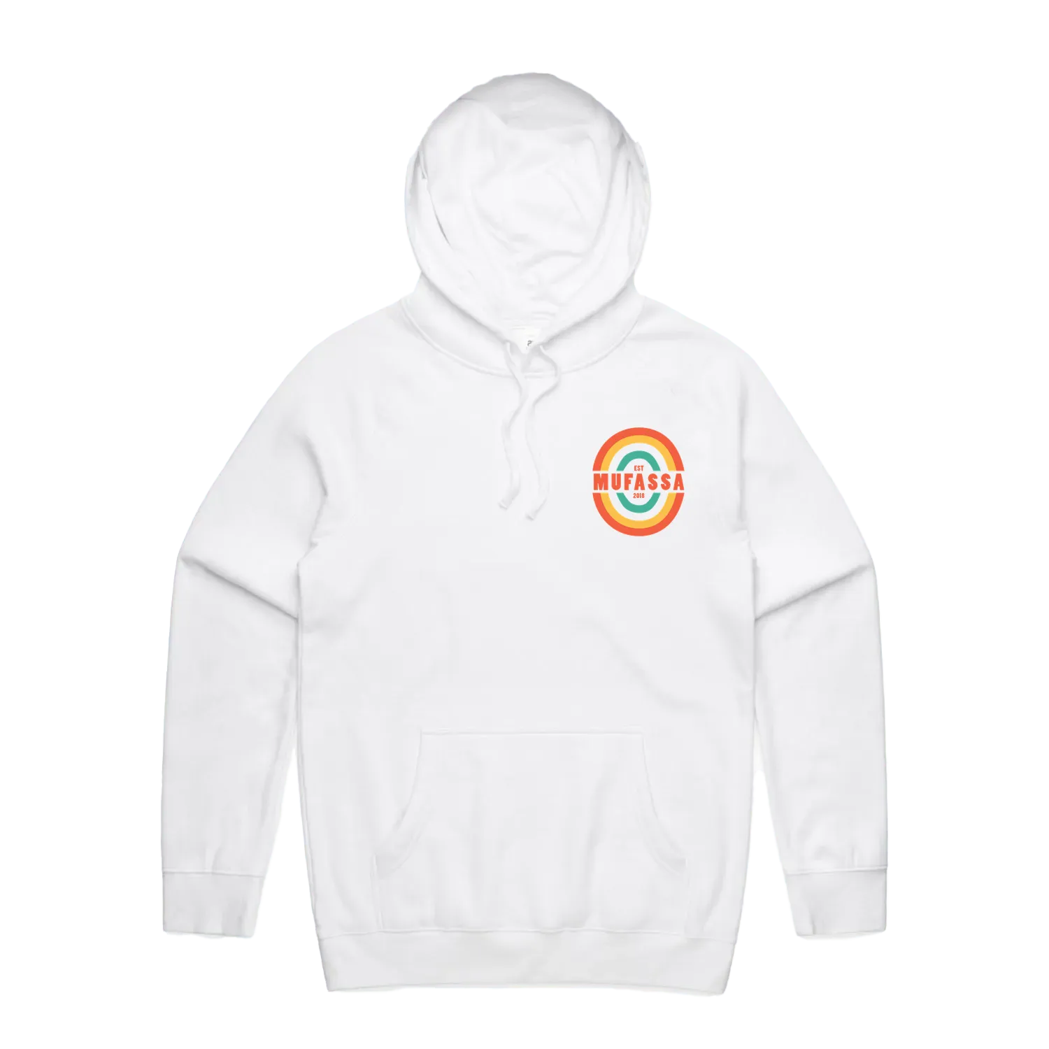 White front flat lay