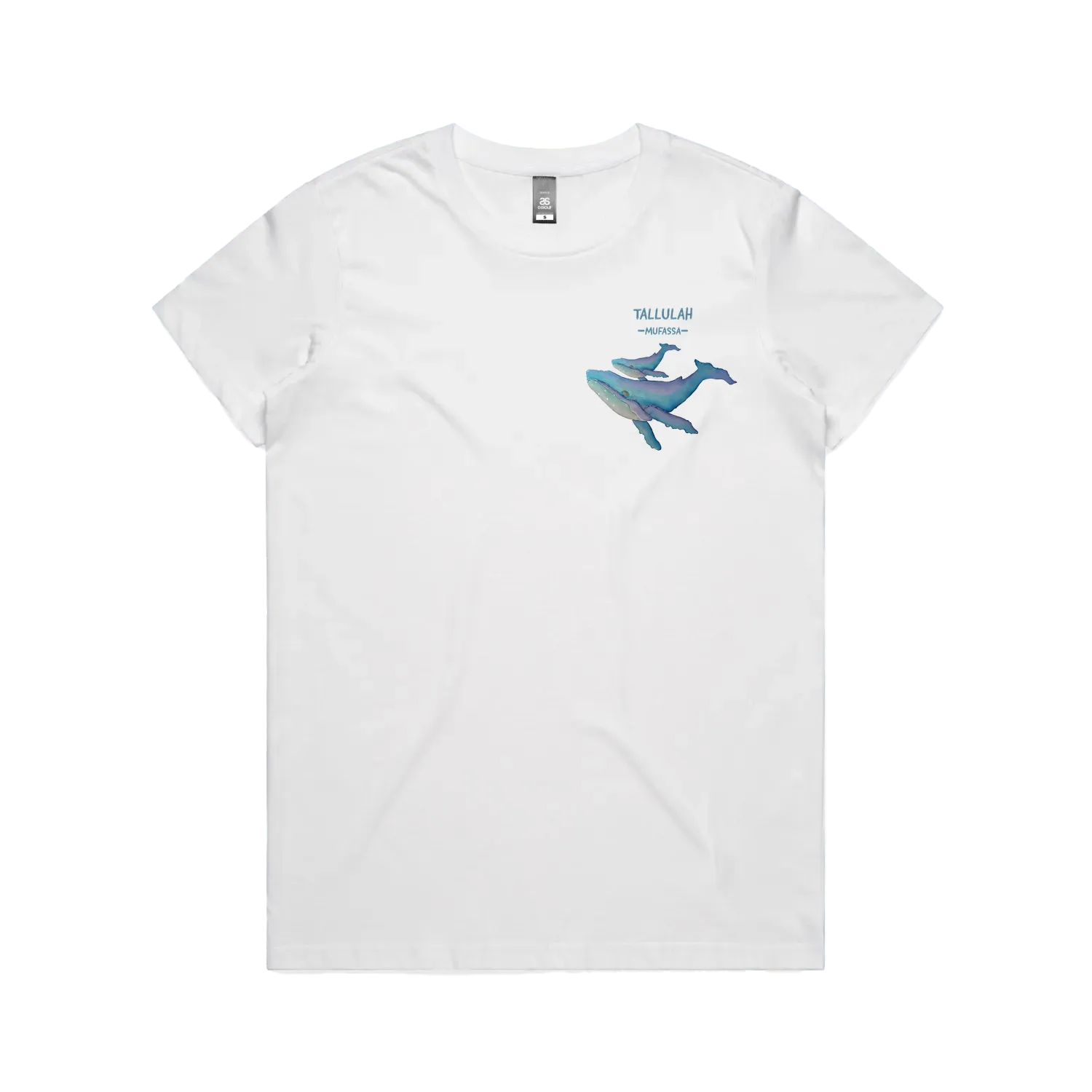 White front flat lay